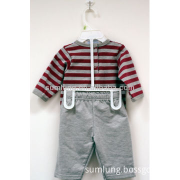 100% Cotton Newborn Baby Boy Clothing 2014 3pcs Infant Western Clothing "11"